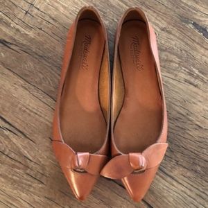 ISO Madewell sz 6.5 Leather bow flats